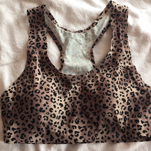 Rainbow Other - Cheetah print bra top